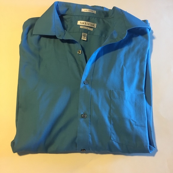 Blue Van Heusen classic fit long sleeve - Picture 2 of 8